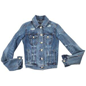 American Eagle Outfitters Super Stretch Denim Jacket Light Wash Size XS